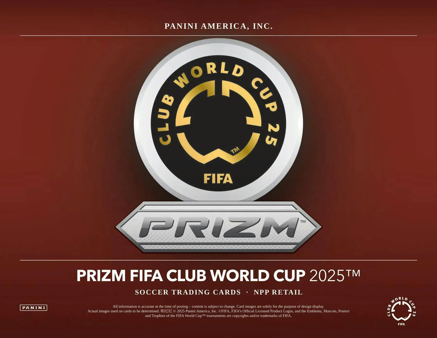 2025 Panini Prizm FIFA Club World Cup Soccer Mega Box | Columbia Sports Cards - Sports Card Hobby Boxes