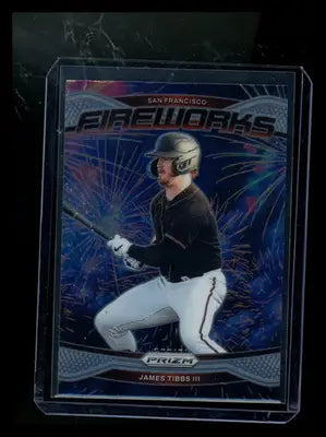 2025 Panini Prizm Fireworks James Tibbs III #10 Baseball - Baseball Card Single
