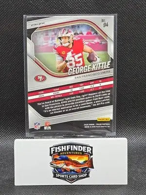 2025 Panini Prizm - George Kittle #94 Green Wave Prizm - Football Card Single