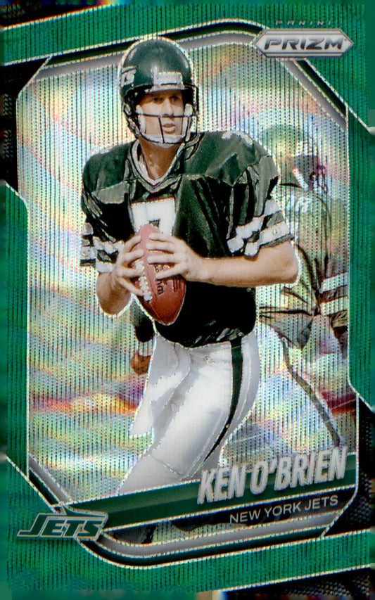 2025 Panini Prizm Green Wave #185 Ken O’Brien