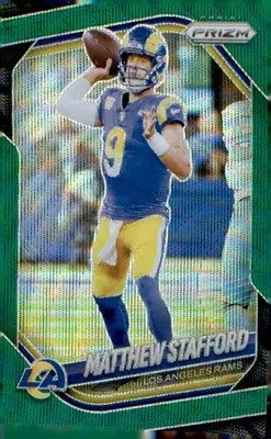 2025 Panini Prizm Green Wave #21 Matthew Stafford - Football Card Single