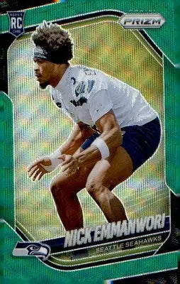 2025 Panini Prizm Green Wave #320 Nick Emmanwori Rookie RC