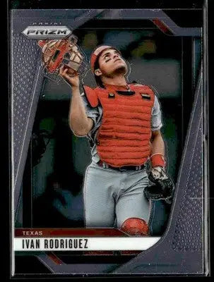 2025 Panini Prizm Ivan Rodriguez #186 Texas Rangers