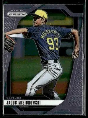 2025 Panini Prizm Jacob Misiorowski #4 Milwaukee Brewers