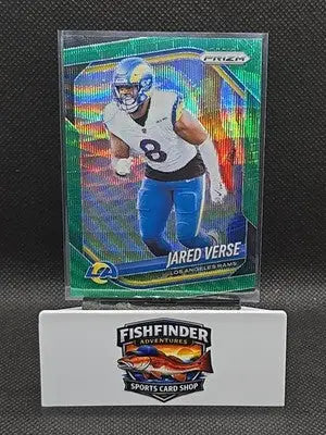 2025 Panini Prizm - Jared Verse #30 Green Wave Prizm - Football Card Single