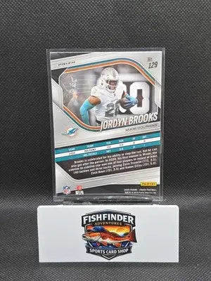 2025 Panini Prizm - Jordyn Brooks #129 Neon Green Pulsar Prizm - Football Card Single