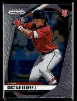 2025 Panini Prizm Kristian Campbell #1 RC Boston Red Sox
