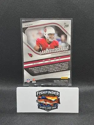 2025 Panini Prizm - Larry Fitzgerald #299 Neon Green Pulsar Prizm - Football Card Single
