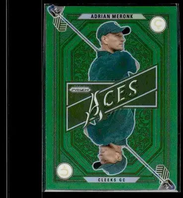 2025 Panini Prizm LIV Adrian Meronk #6 Aces Prizms Green SN Cleeks - Other