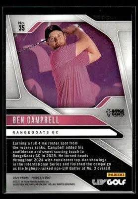 2025 Panini Prizm LIV Ben Campbell #35 RC Range Goats - Other