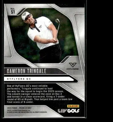 2025 Panini Prizm LIV Cameron Tringale #51 Hyflyers - Other