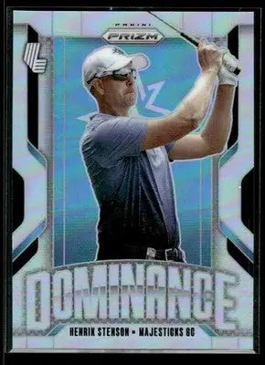 2025 Panini Prizm LIV Henrik Stenson #6 Dominance Silver Majesticks - Other