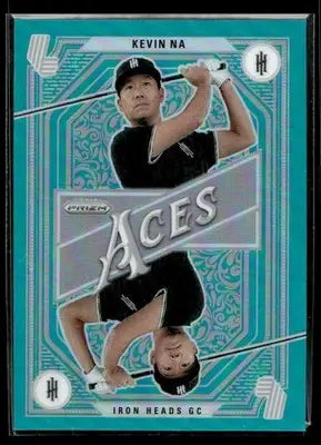 2025 Panini Prizm LIV Kevin Na #8 Aces Prizms Teal SN Iron Heads - Golf Card Single