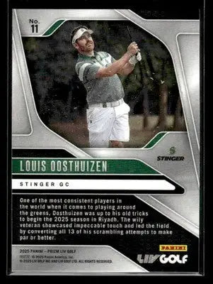 2025 Panini Prizm LIV Louis Oosthuizen #11 Stinger - Other