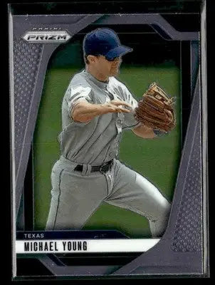 2025 Panini Prizm Michael Young #244 Texas Rangers