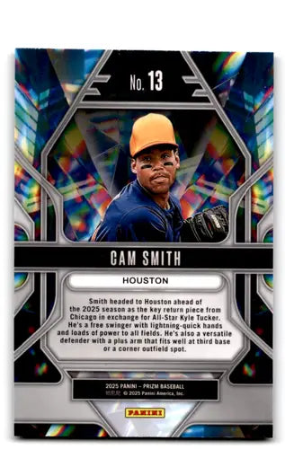 2025 Panini Prizm Prizmatic #13 Cam Smith NM-MT Astros ID:79203 - Baseball Card Single