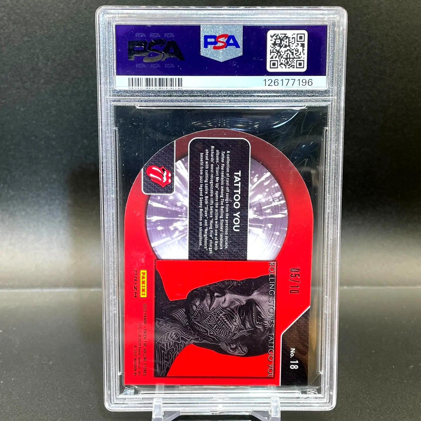 2025 Panini Prizm ROLLING STONES ALBUMS GOLD LAZER TATTOO YOU /10 POP 1 - Trading Cards