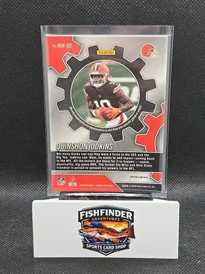 2025 Panini Prizm - Rookie Gear Quinshon Judkins #RGR-QJS Neon Green Pulsar... - Football Card Single