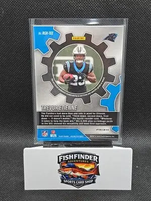 2025 Panini Prizm - Rookie Gear Trevor Etienne #RGR-TEE Neon Green Pulsar Prizm - Football Card Single