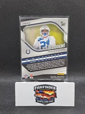 2025 Panini Prizm - Rookies DJ Giddens #383 Green Wave Prizm (RC) - Football Card Single