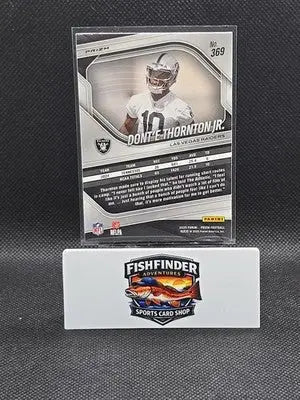 2025 Panini Prizm - Rookies Dont’e Thornton Jr. #369 Neon Green Pulsar Prizm... - Football Card Single