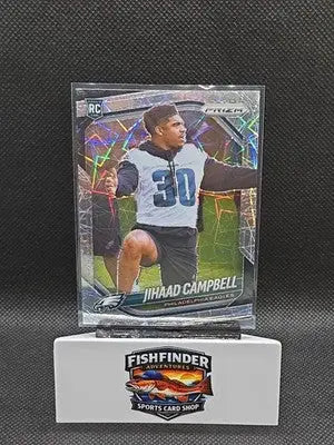 2025 Panini Prizm - Rookies Jihaad Campbell #334 Lazer Prizm (RC) - Football Card Single