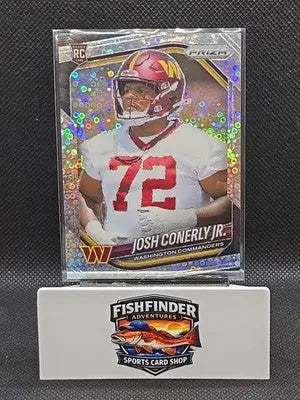 2025 Panini Prizm Rookies Josh Conerly Jr. No Huddle Prizm #382 Commanders - Football Card Single