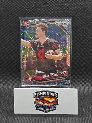 2025 Panini Prizm - Rookies Kurtis Rourke #397 Lazer Prizm (RC) - Football Card Single