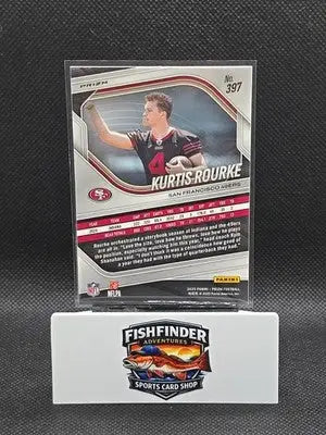 2025 Panini Prizm - Rookies Kurtis Rourke #397 Lazer Prizm (RC) - Football Card Single