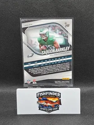 2025 Panini Prizm - Saquon Barkley #298 Silver Prizm - Football Card Single