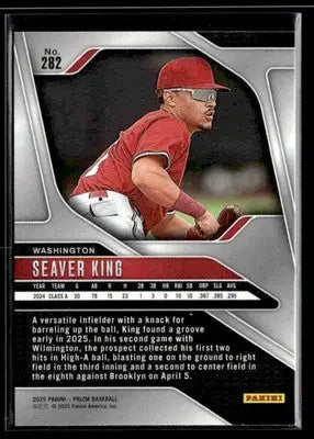 2025 Panini Prizm Seaver King #282 Washington Nationals