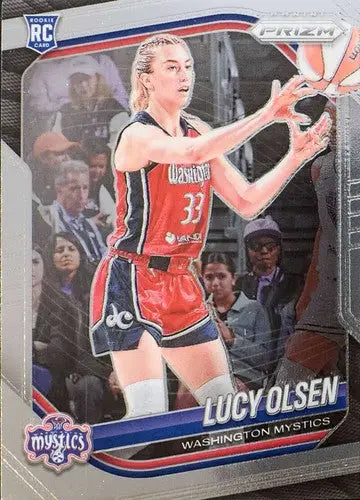 2025 Panini Prizm WNBA #104 Lucy Olsen NM Near Mint RC Rookie ID:83745