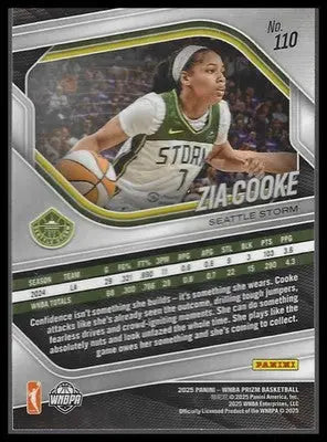 2025 Panini Prizm WNBA #110 Zia Cooke