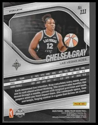 2025 Panini Prizm WNBA #111 Chelsea Gray Blue Velocity Prizms - Basketball Card Single