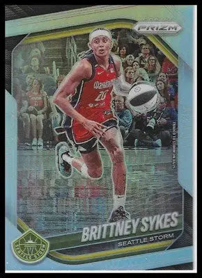 2025 Panini Prizm WNBA #121 Brittney Sykes Silver Prizms