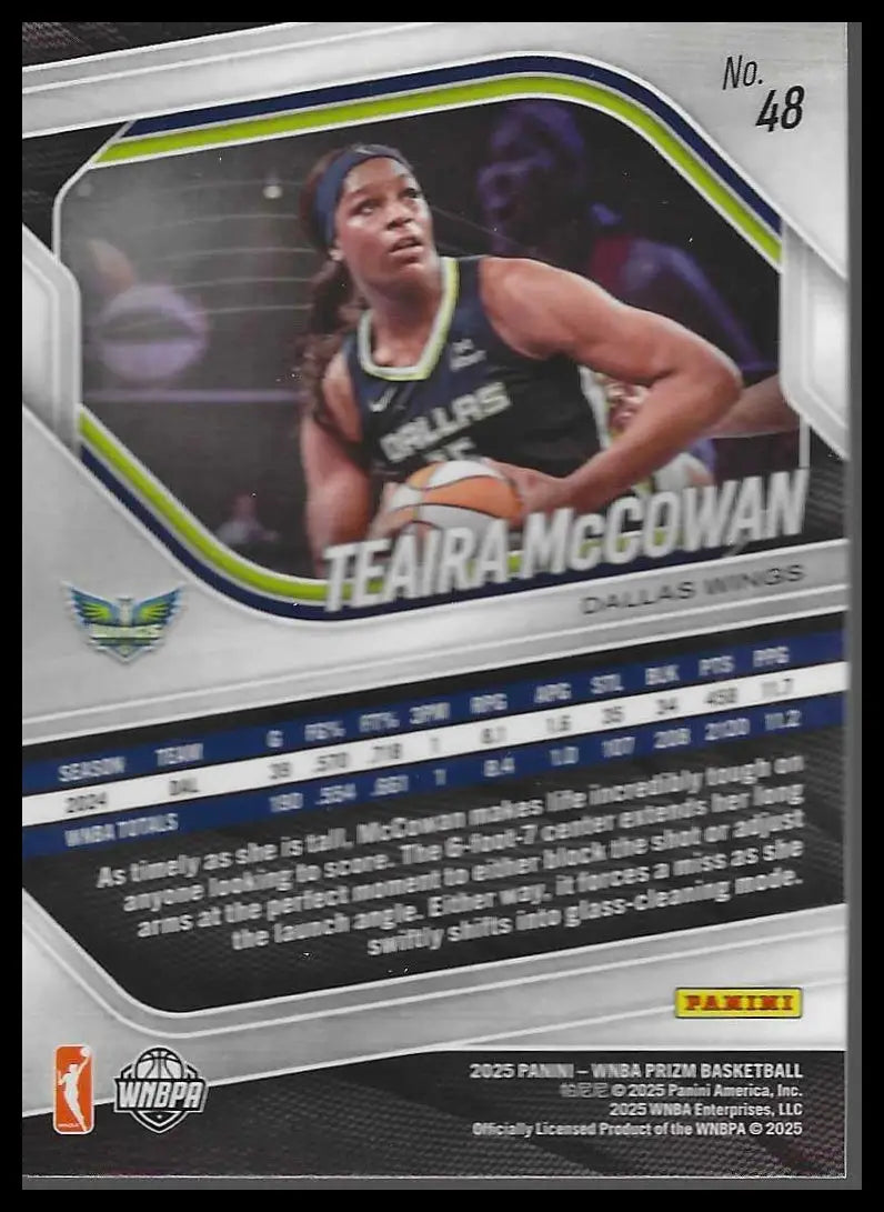 2025 Panini Prizm WNBA #124 Courtney Vandersloot - Basketball Card Single