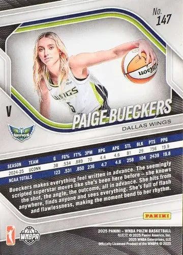 2025 Panini Prizm WNBA #147 Paige Bueckers NM Near Mint ID:83765