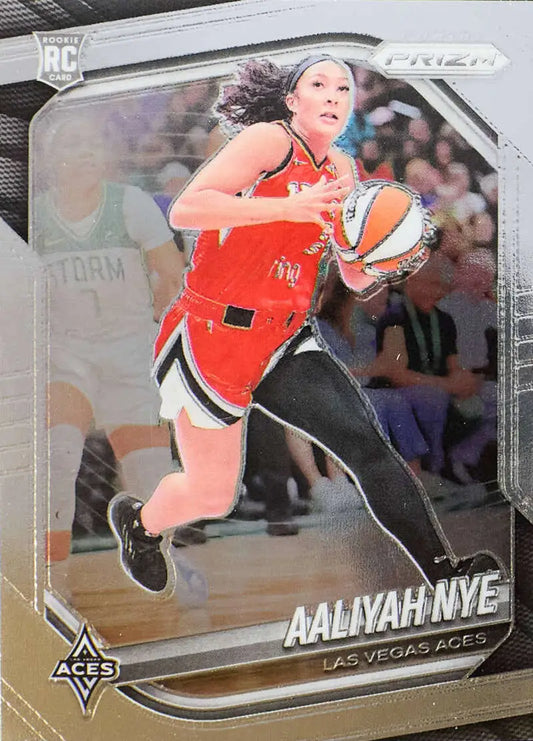 2025 Panini Prizm WNBA #15 Aaliyah Nye NM-MT RC Rookie Las Vegas Aces Basketball Card - Basketball Card Single