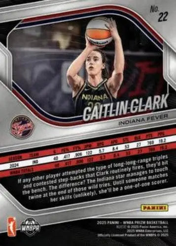 2025 Panini Prizm WNBA #22 Caitlin Clark NM Near Mint ID:83706
