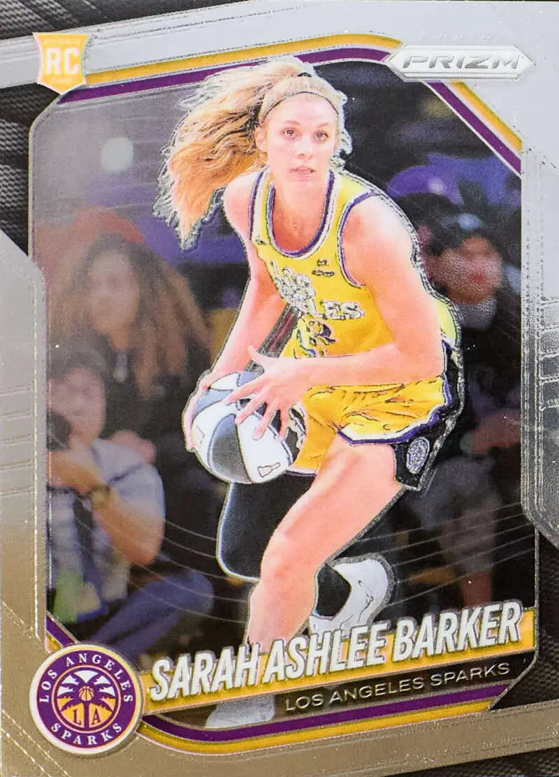 2025 Panini Prizm WNBA #31 Sarah Ashlee Barker NM-MT RC Rookie Los Angeles Sparks Basketball Card - Basketball Card