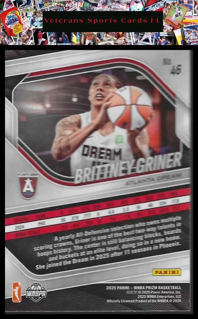 2025 Panini Prizm WNBA #37 Jordan Horston - Basketball Card Single