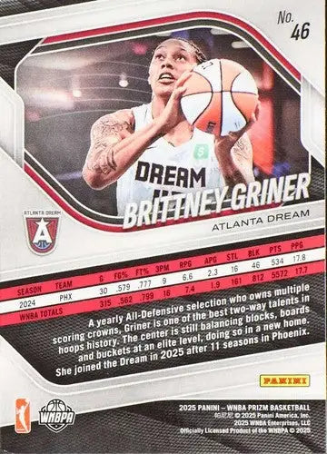 2025 Panini Prizm WNBA #46 Brittney Griner NM Near Mint ID:83716