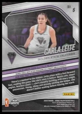 2025 Panini Prizm WNBA #6 Carla Leite