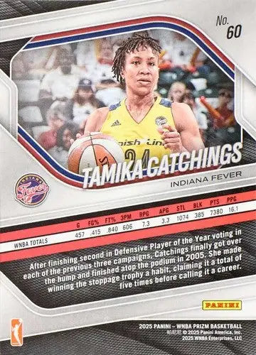 2025 Panini Prizm WNBA #60 Tamika Catchings NM Near Mint ID:83724