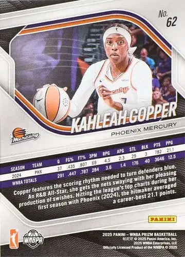 2025 Panini Prizm WNBA #62 Kahleah Copper NM Near Mint ID:83725
