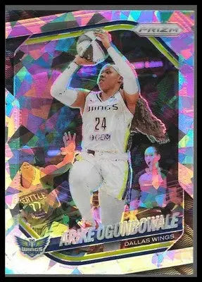 2025 Panini Prizm WNBA #73 Arike Ogunbowale Ice Prizms