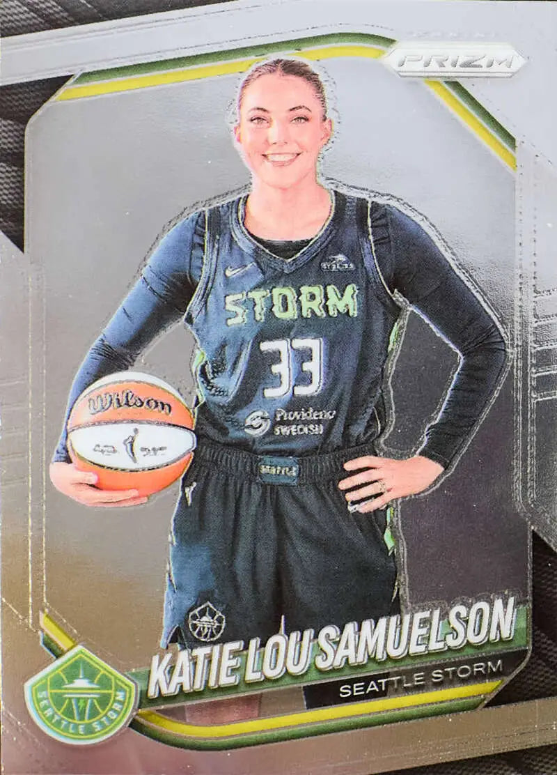 2025 Panini Prizm WNBA #82 Katie Lou Samuelson NM-MT Seattle Storm Basketball Card - Basketball Card Single