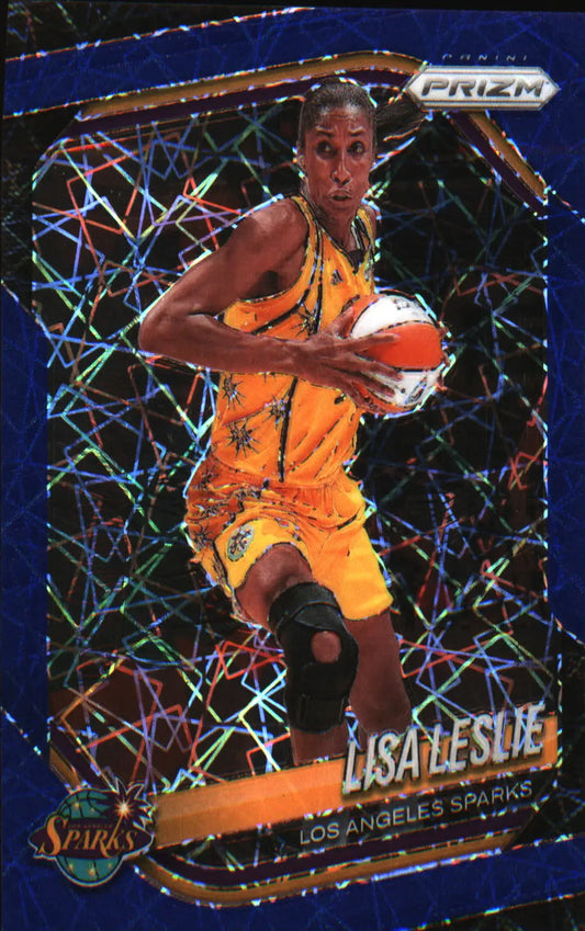 2025 Panini Prizm WNBA Blue Velocity Prizms #106 Lisa Leslie