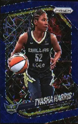 2025 Panini Prizm WNBA Blue Velocity Prizms #130 Tyasha Harris - Basketball Card Single