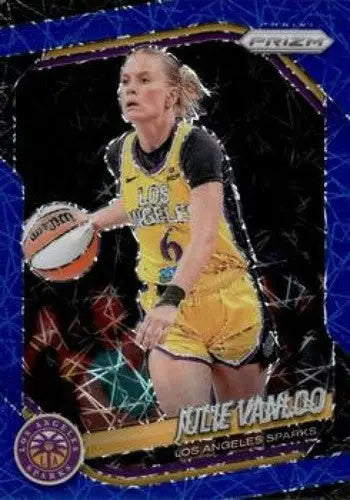 2025 Panini Prizm WNBA Blue Velocity Prizms #132 Julie Vanloo NM Near M ID:83693 - Basketball Card Single